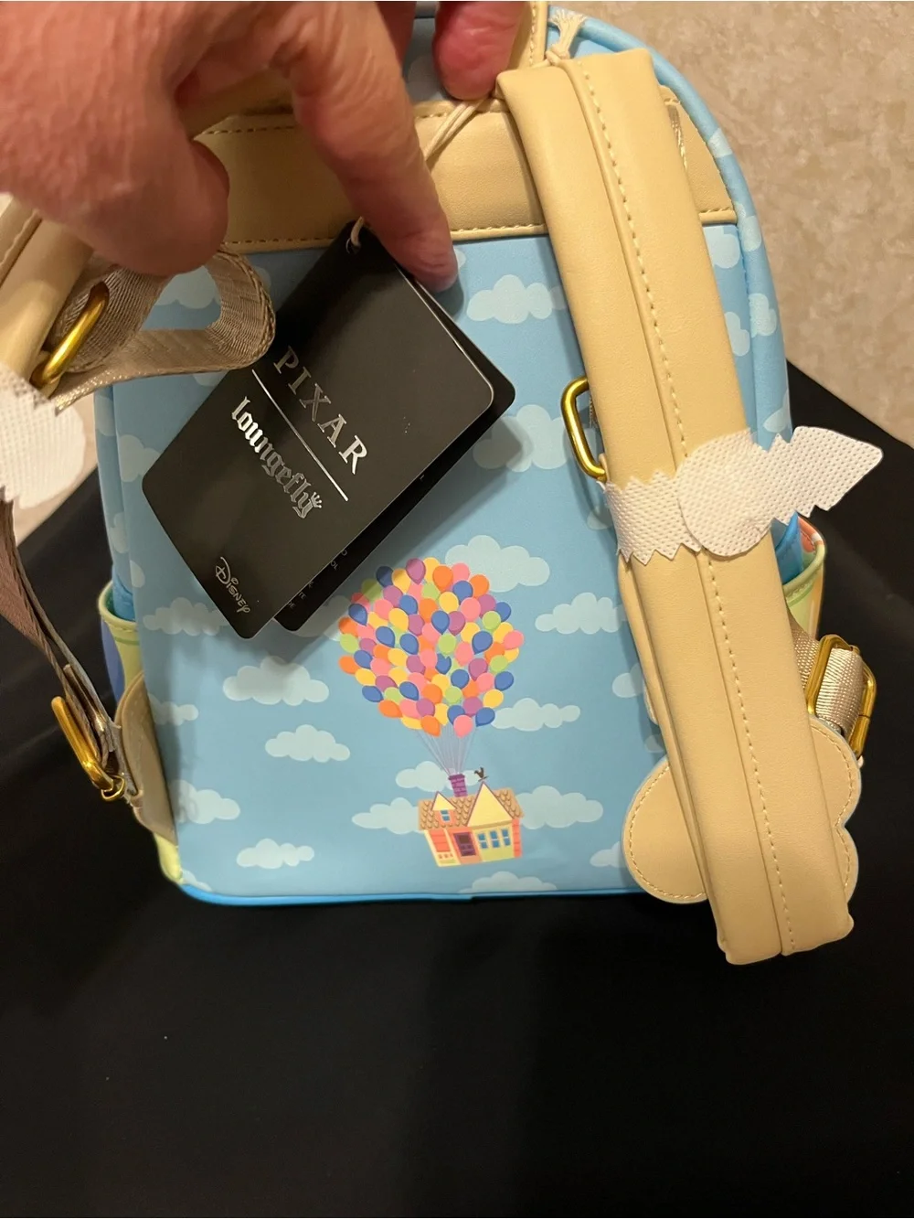Loungefly Pixar Up Balloon House Mini Backpack - Pastel Multicolor